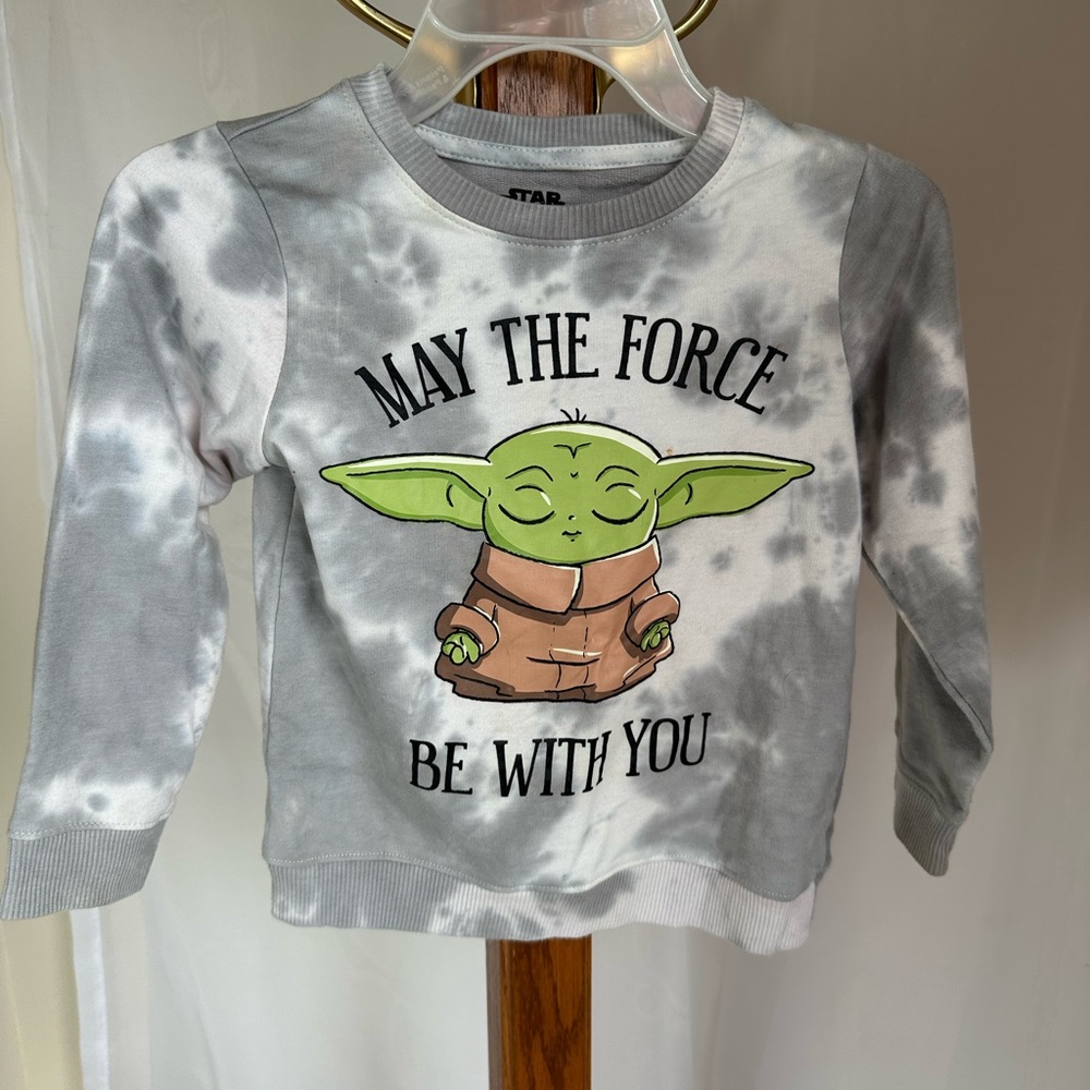 Star Wars The Mandalorian Grogu May The Force Be With You Kids’ Size 6 Tee